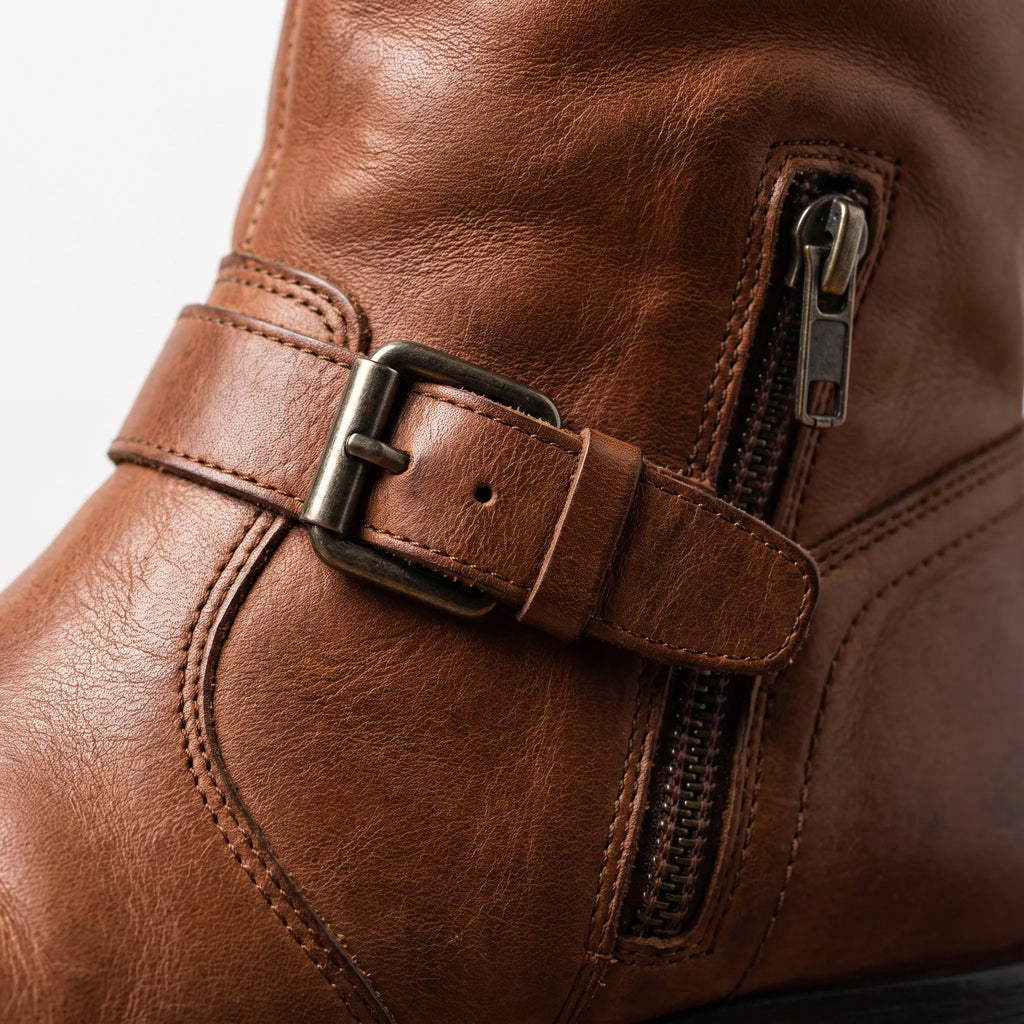 Aurala | Classic Round Toe Knee High Boots