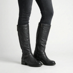 Aurala | Classic Round Toe Knee High Boots