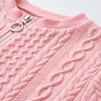 CableLuxe | Women's Zip Up Sweater