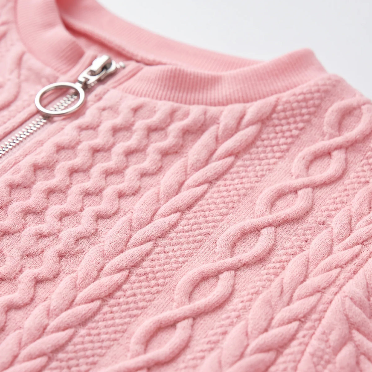 CableLuxe | Women's Zip Up Sweater