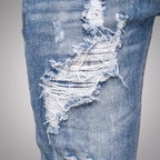 EdgeDenim - Skinny Distressed Men's Ripped Jeans