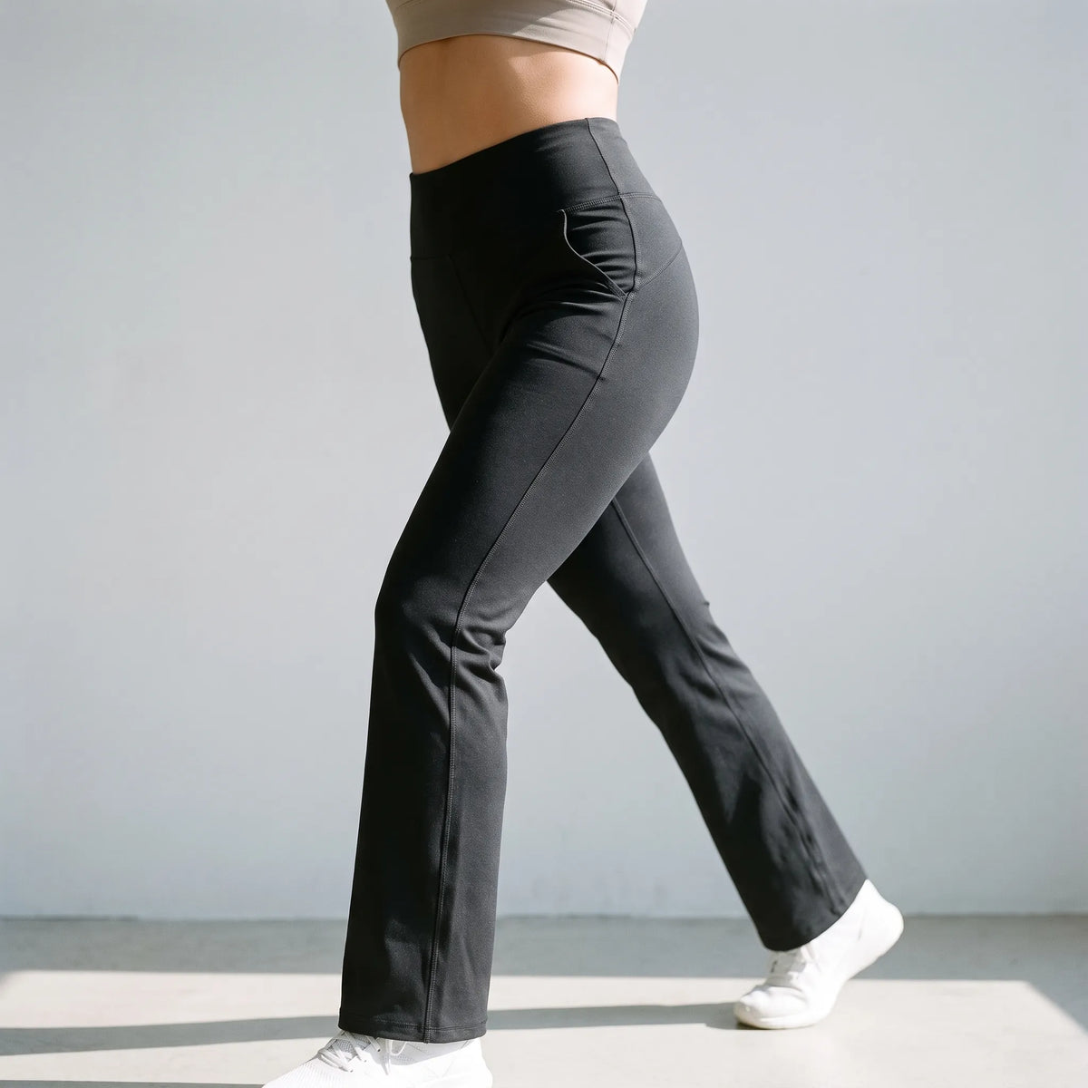 FlexiFit | High-Waisted Flared Yoga Pants