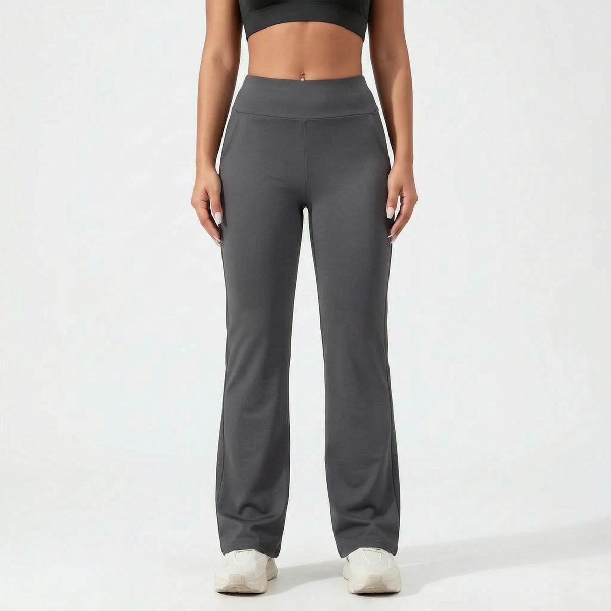 FlexiFit | High-Waisted Flared Yoga Pants
