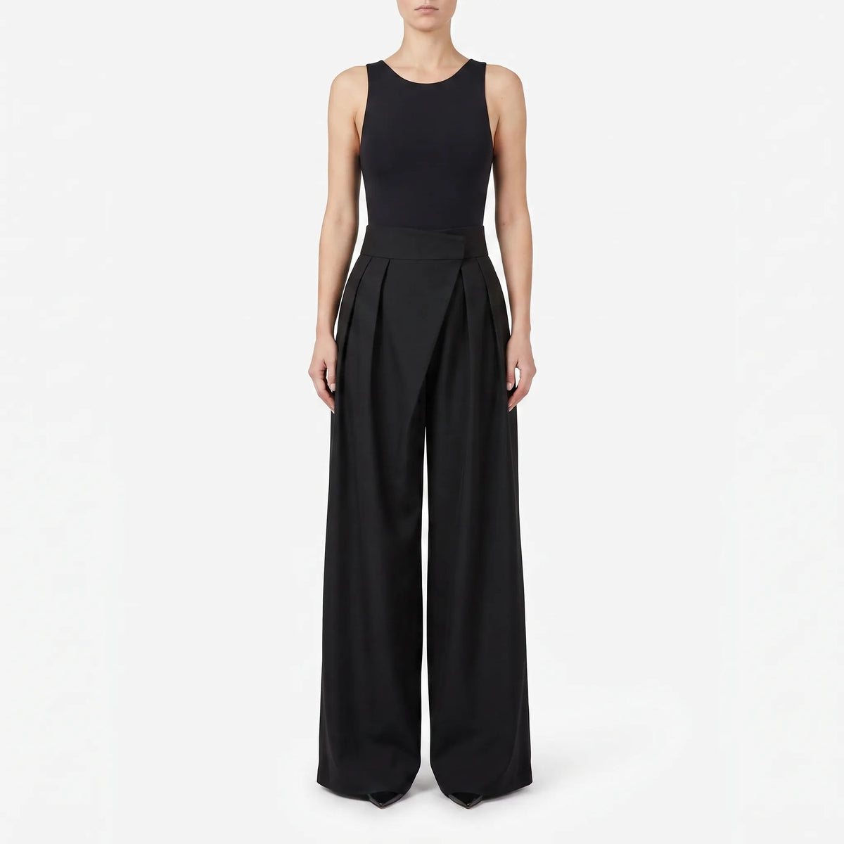 MakaylaPants | High-Waisted Wide Leg Trousers