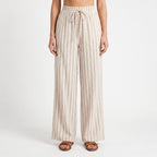 Stripeora | Striped Wide Leg Pants