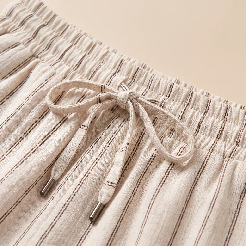 Stripeora | Striped Wide Leg Pants
