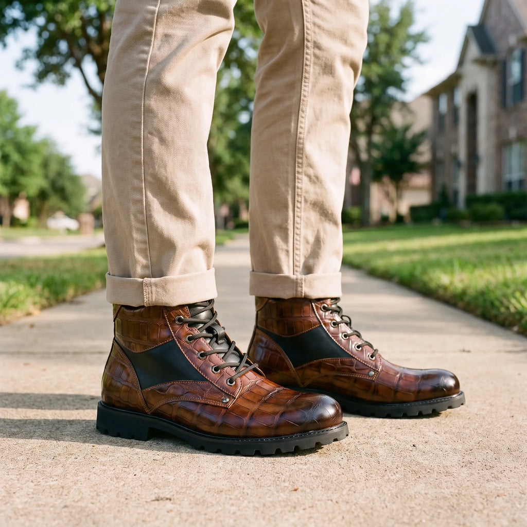 TreadFlex | Men's Lace-Up Orthopedic Boots