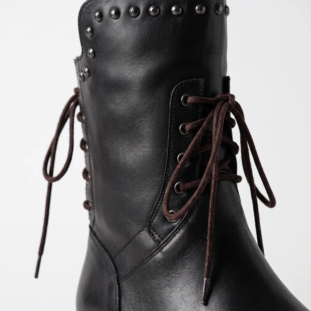 Treadis | Women's Chunky Heel Lace-Up Ankle Boots