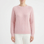 Vellate | Classic Ribbed Crewneck Knit Sweater