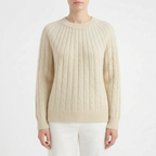 Vellate | Classic Ribbed Crewneck Knit Sweater