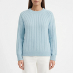 Vellate | Classic Ribbed Crewneck Knit Sweater