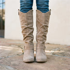 WestStride | Tall Western-Inspired Low-Heel Cowboy Boots