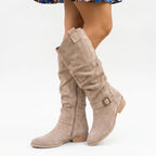 WestStride | Tall Western-Inspired Low-Heel Cowboy Boots