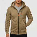 ZipKnit - Casual Full-Zip Men's Hoodie